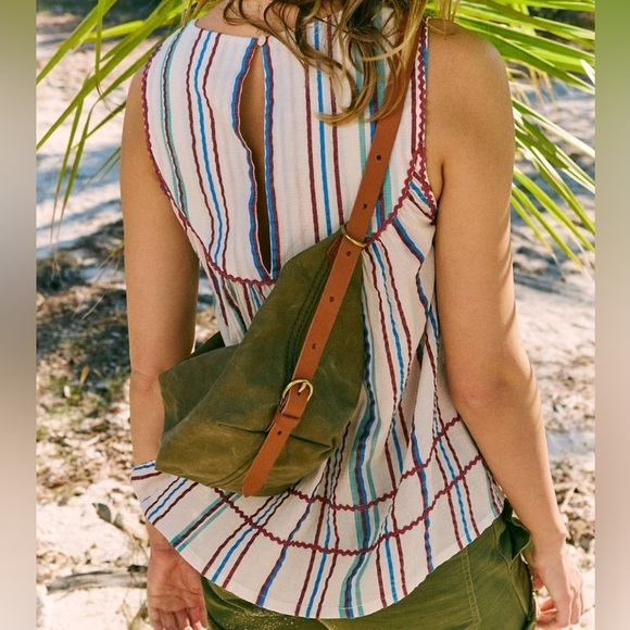 Madewell Rickrack Swing Tank in Stripe Size XS - Picture 14 of 16